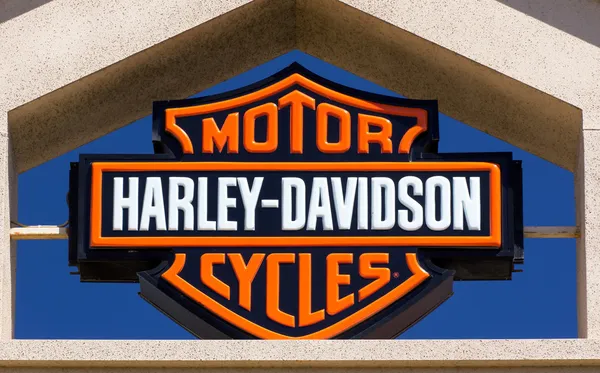 stock image Harley-Davidson Motor Cycle Sign