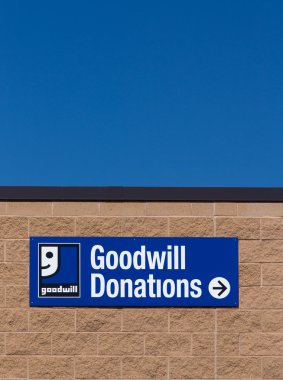 Goodwill Store Exterior Sign clipart