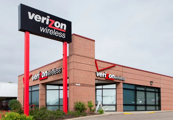 Verizon бездротовий роздрібний магазин — стокове фото