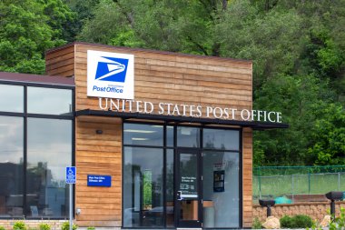United States Post Office Building clipart