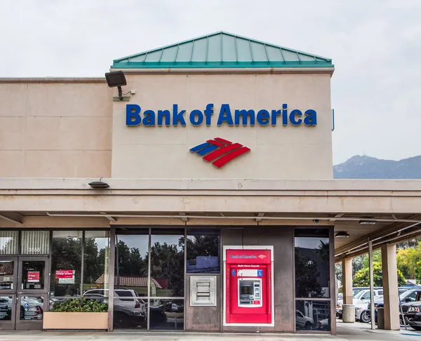 Банк Америки экстерьера — стоковое фото