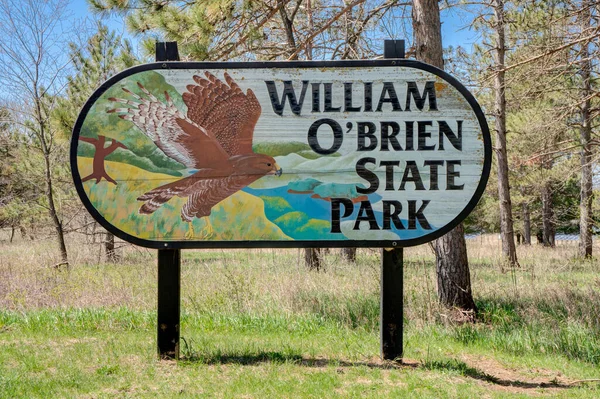 Marine Croix Usa May 2022 Entrance Sign William Brien State — Stock Photo, Image
