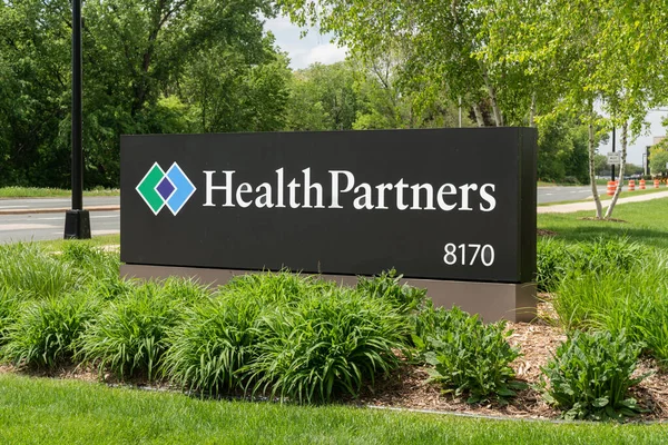 Bloomington Usa Juni 2022 Health Partners Huvudkontor Entré Och Varumärke — Stockfoto