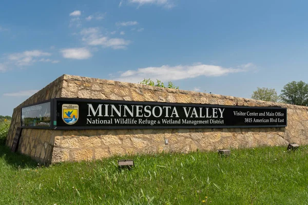 Bloomington Usa Juni 2022 Eingang Zum Minnesota Valley National Wildlife — Stockfoto