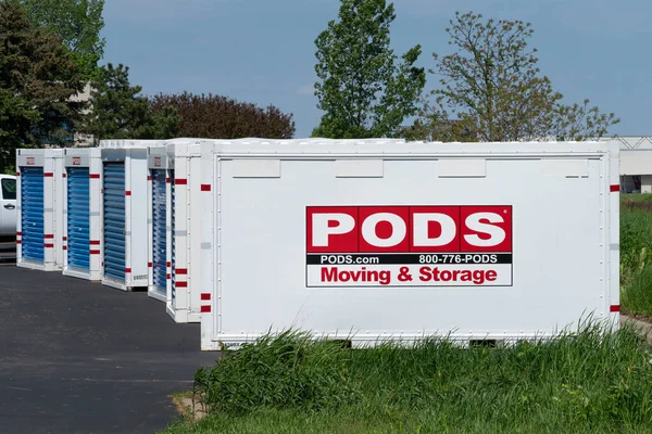 Bloomington Usa June 2022 Pods Moving Storage Containers Trademark Logo — Stock Photo, Image