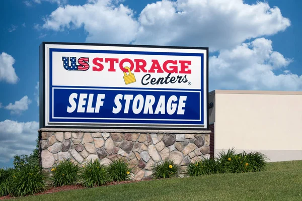 Woodbury Junio 2022 Instalación Self Storage Storage Logotipo Marca Registrada —  Fotos de Stock