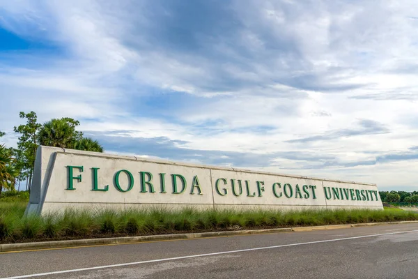 Fort Myers Usa July 2022 Entrance Trademark Logo Florida Gulf — Stockfoto