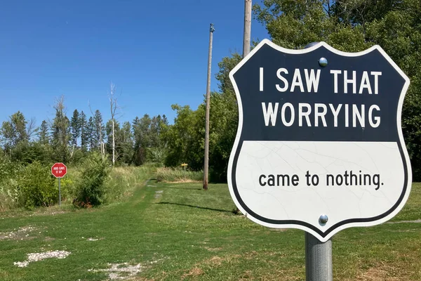 Franconia Usa August 2022 Saw Worrying Came Nothing Franconia Sculpture — Foto de Stock