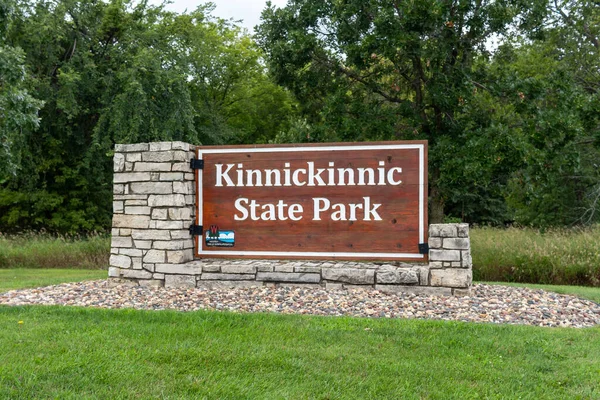 River Falls Usa August 2022 Kinnickinnic State Park Entrance Trademark — Stockfoto