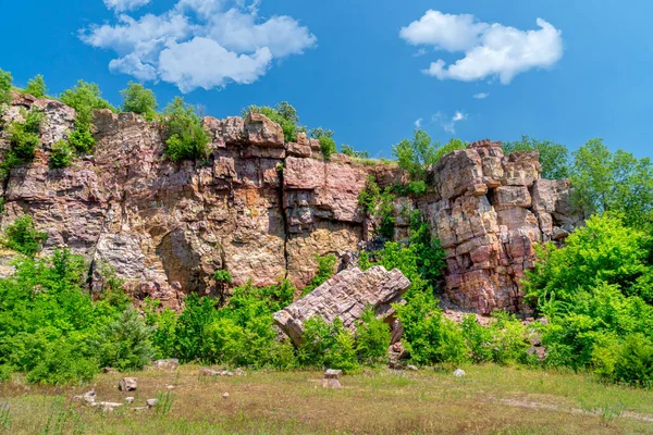 Sioux Quartzite Quarry Blue Mounds State Park Minnesota — Stock Photo, Image