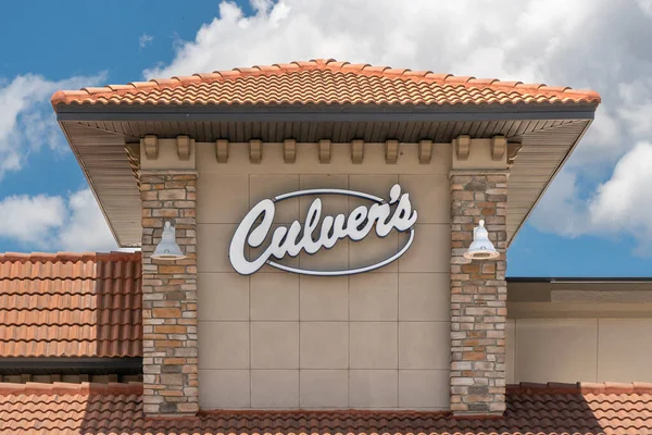 Fort Myers Usa Czerwiec 2022 Zewnątrz Restauracji Szybkiej Obsługi Culver — Zdjęcie stockowe