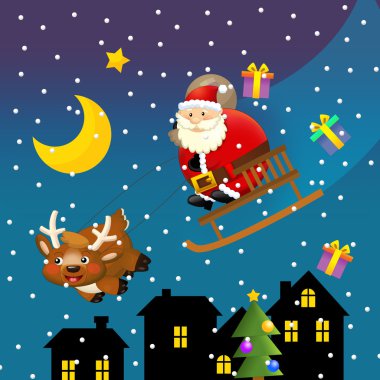 komik Noel çizimi