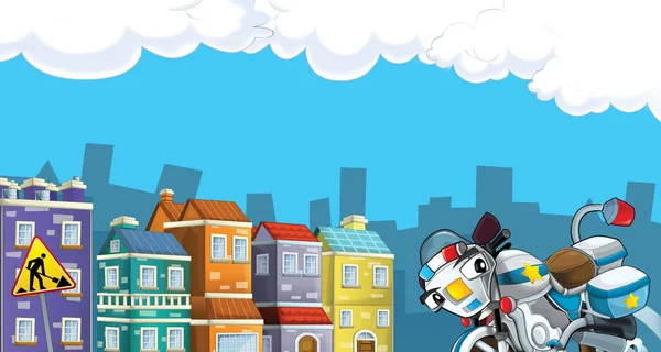 Cartoon City Look — Stockfoto