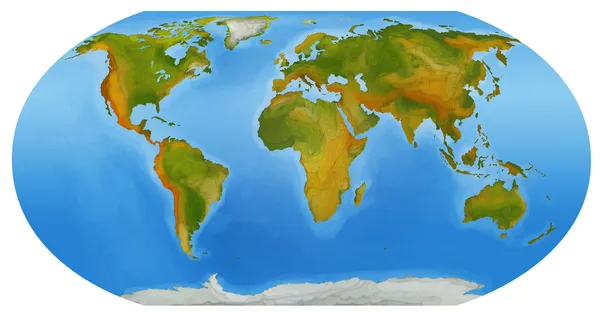 Mapa del mundo — Foto de Stock