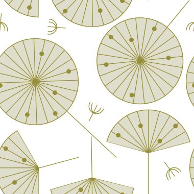 The tilling seamless background with flowers