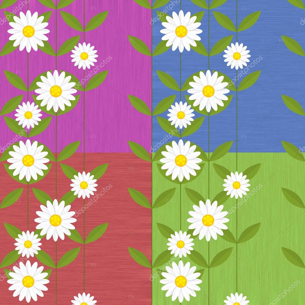 Floral design patchwork