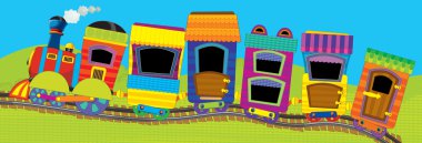 büyük çizgi film tren