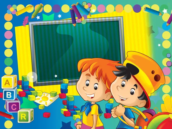 eğlenmek ve uzay - zaman okul veya anaokulu - metin için öğrenmek