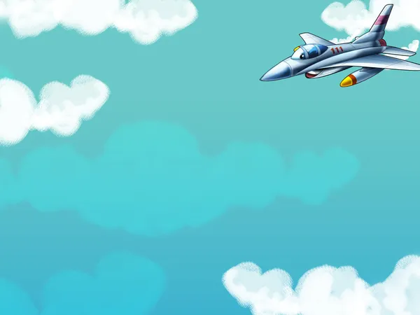 แฮปปี้การ์ตูน glider — ภาพถ่ายสต็อก