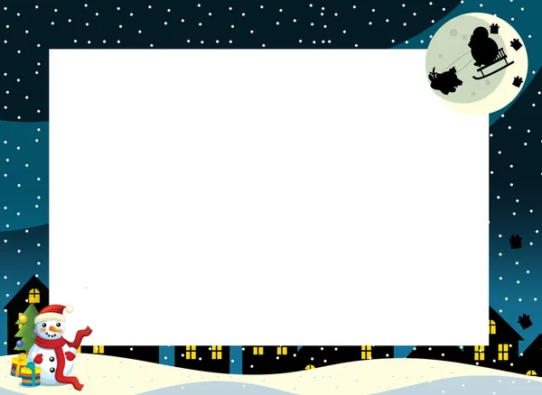 The christmas border — Stock Photo, Image