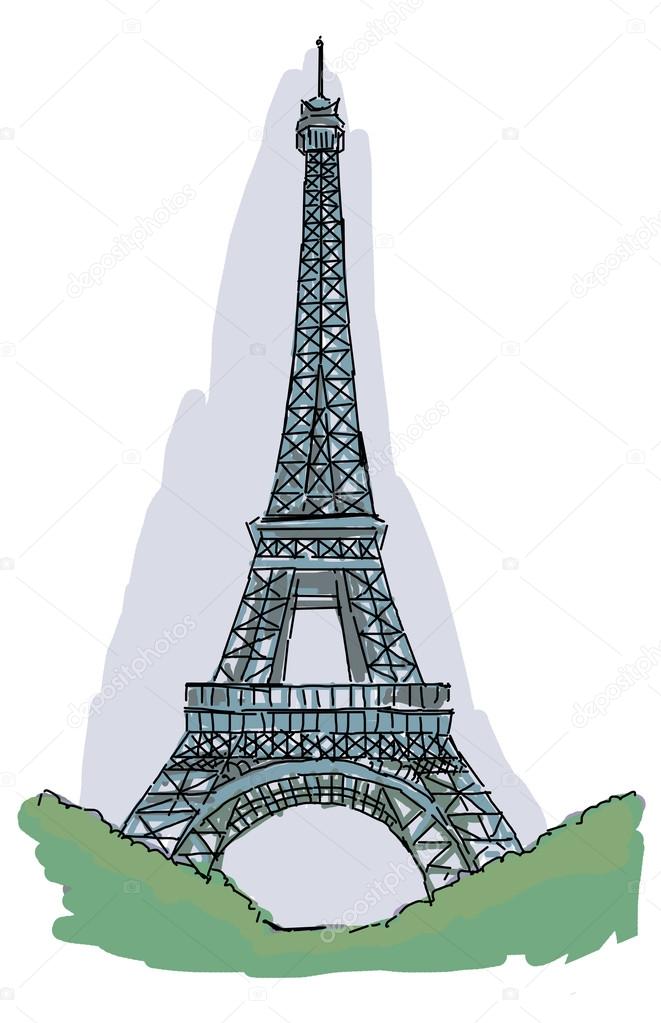 Featured image of post Dibujo La Torre Eiffel Animada Dibujo vectorial para la torre eiffel