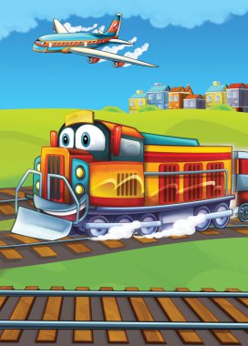 çizgi roman tren