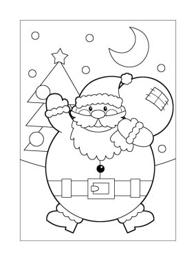 Özetlenmiş Noel illüstrasyonu