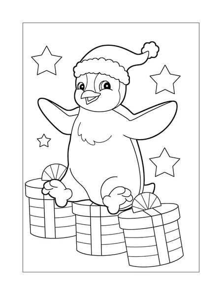 Outlined Christmas illustration — Stock Photo, Image