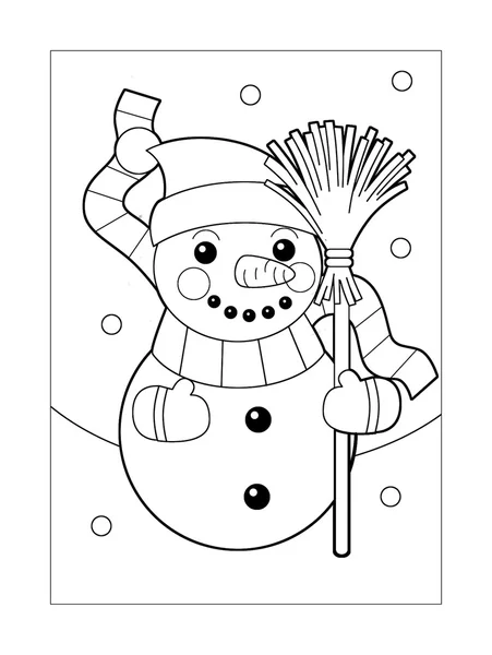 Outlined Christmas illustration — Stock Photo, Image