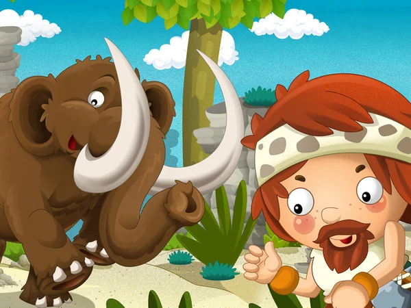 The cavemen — Stock Photo, Image