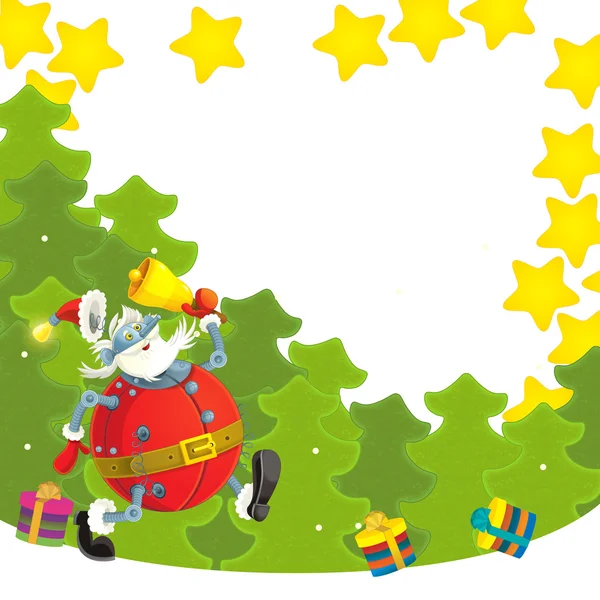 A karácsonyi üdvözlőlapot — Stock Fotó