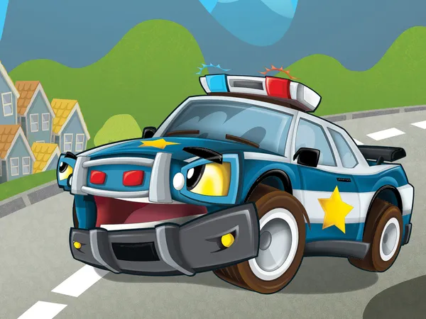 The police car — Stock Photo, Image