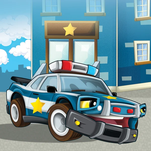 Samochód policyjny — Zdjęcie stockowe