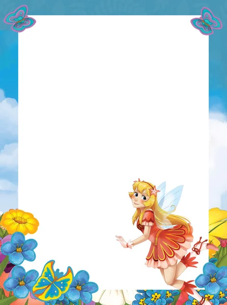 The fairy - Beautiful Manga Girl - illustration — Stock Photo, Image