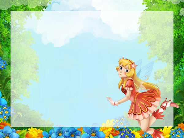 The fairy - Beautiful Manga Girl - illustration — Stockfoto