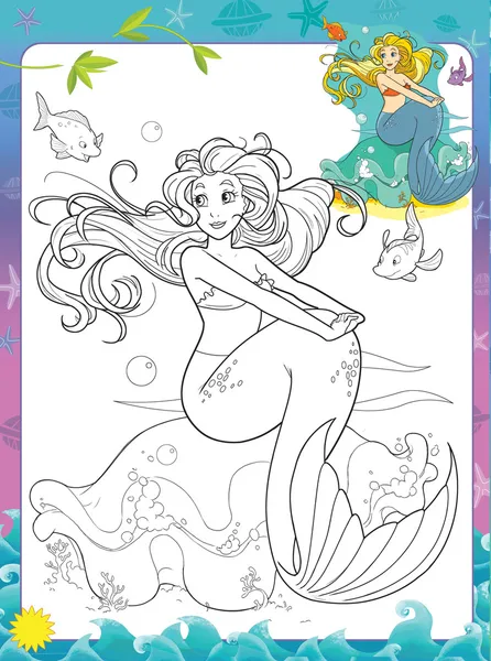Beautiful mermaid — Stock Photo, Image