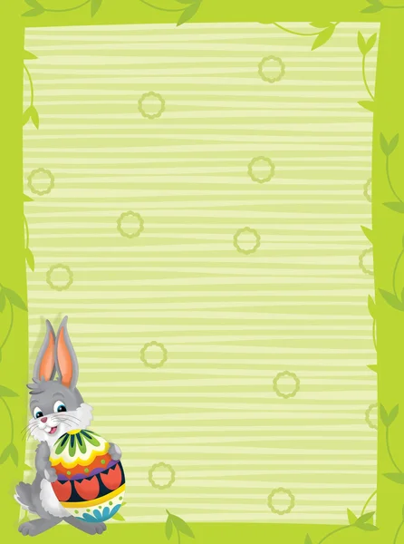 O coelhinho da Páscoa feliz — Fotografia de Stock