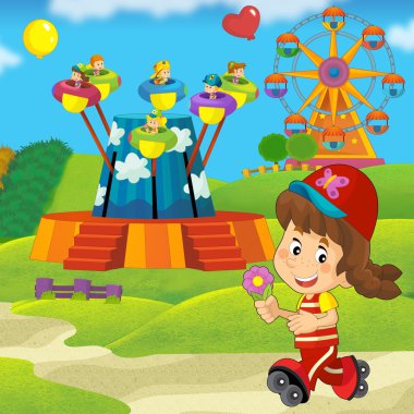 park atlıkarınca çocuk çizimi