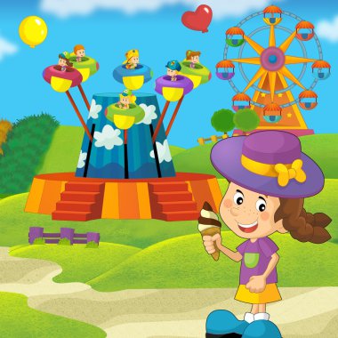 park atlıkarınca çocuk çizimi