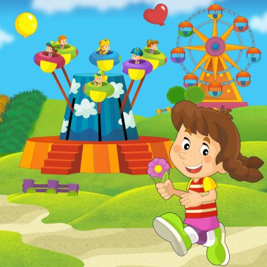 park atlıkarınca çocuk çizimi