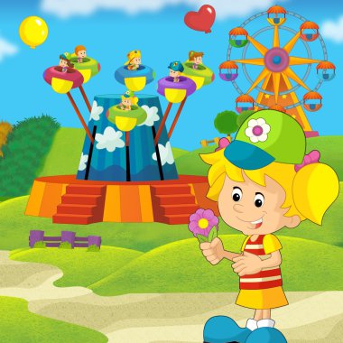 park atlıkarınca çocuk çizimi