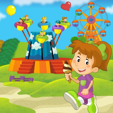 park atlıkarınca çocuk çizimi