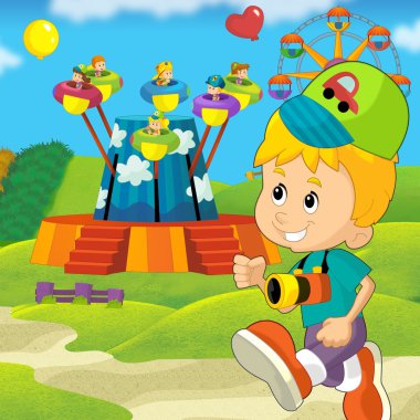 park atlıkarınca çocuk çizimi