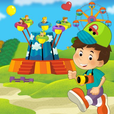 park atlıkarınca çocuk çizimi