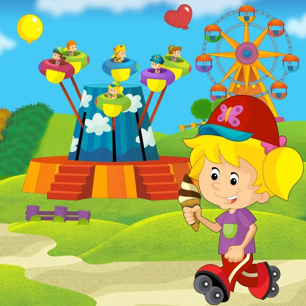 park atlıkarınca çocuk çizimi