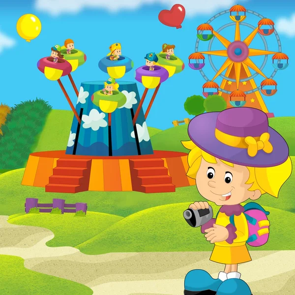 park atlıkarınca çocuk çizimi