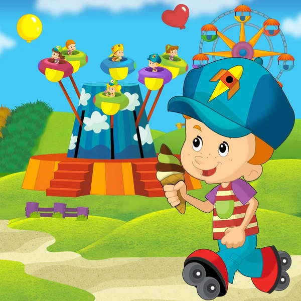 park atlıkarınca çocuk çizimi