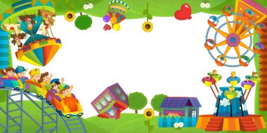 lunapark - Bahçesi - çeşitli kullanım için çerçeveleme