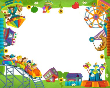 lunapark - Bahçesi - çeşitli kullanım için çerçeveleme