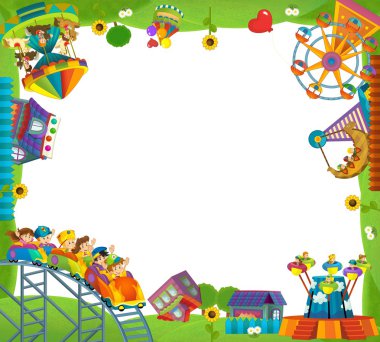 lunapark - Bahçesi - çeşitli kullanım için çerçeveleme